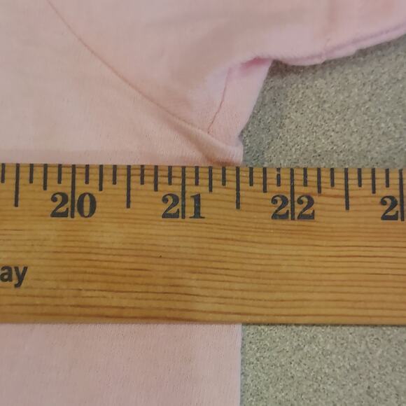 Graphic Gildan Ultra Cotton Shirt Women's Size Large Pink Short Sleeve Tee - Picture 5 of 6